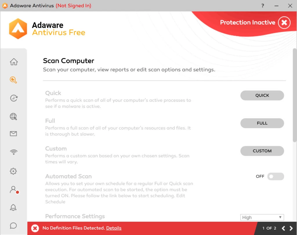 Adaware Antivirus — captura de tela 2