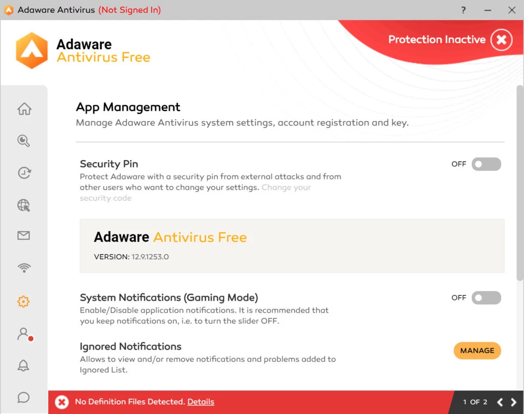 Adaware Antivirus — captura de tela 3